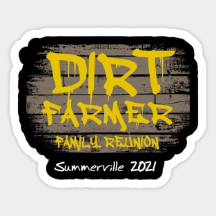 Ghostbusters Dirt Farmer Family Reunion Sticker